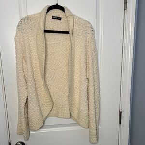 SHEIN Cream Textured Cardigan